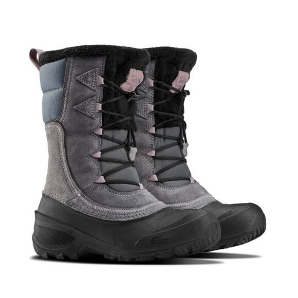 The North Face Youth Shellista Lace III Winter Boots Big Kids Size US1 UK13 EU32 - Picture 1 of 12